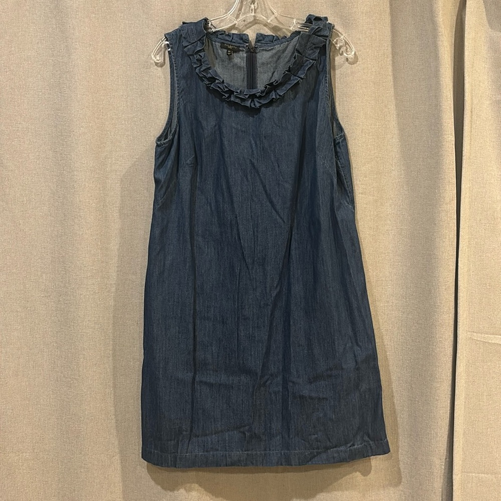 Talbots 16 Petite Chambray Dress